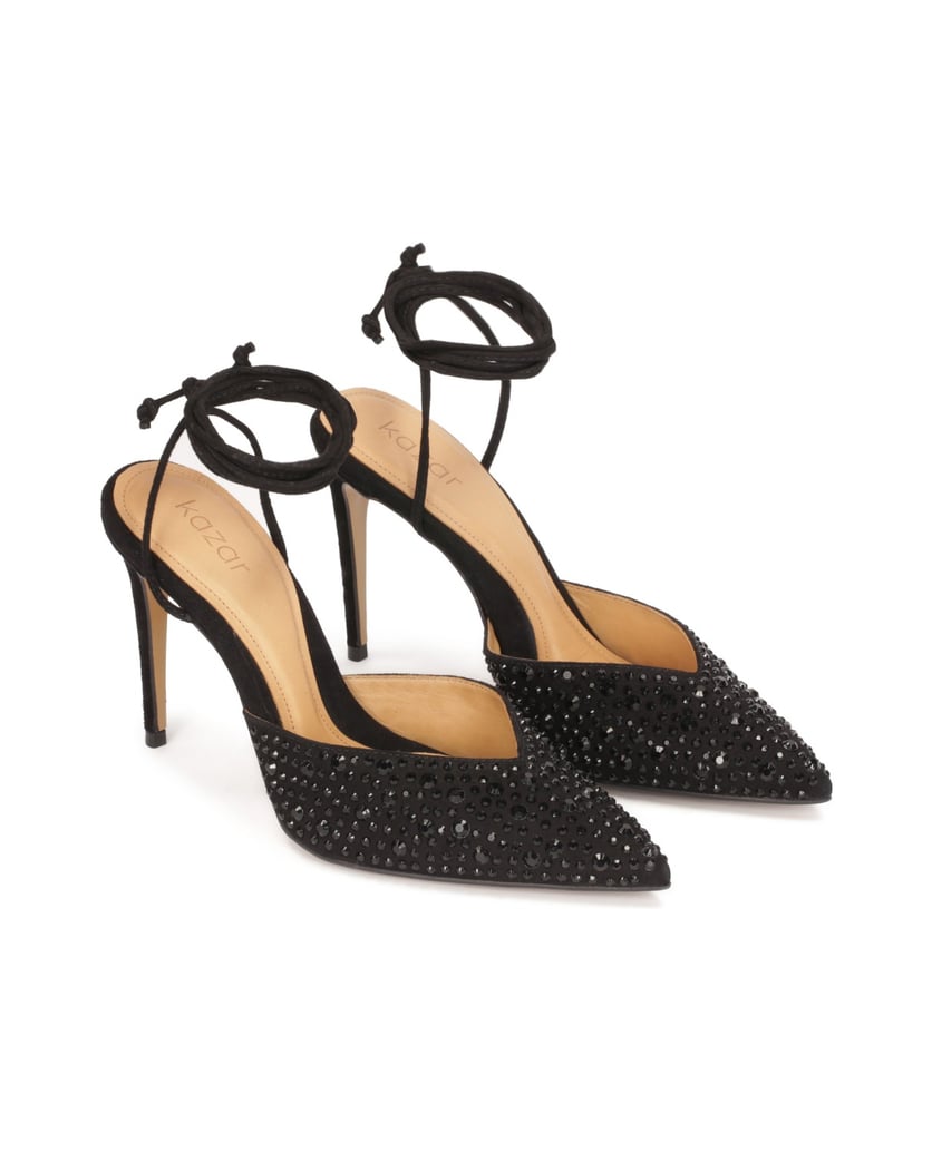 Kazar-Flache-Schnürpumps-mit-offenem-Absatz