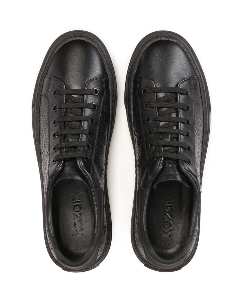 Kazar-Schwarze-sportliche-Schuhe-im-Sneakers-Stil