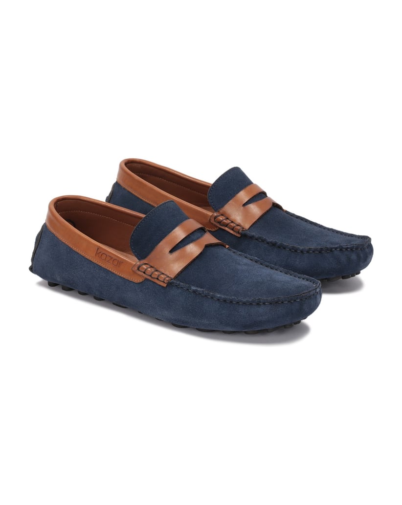 Kazar-Marineblaue-Herrenmokassins-mit-braunen