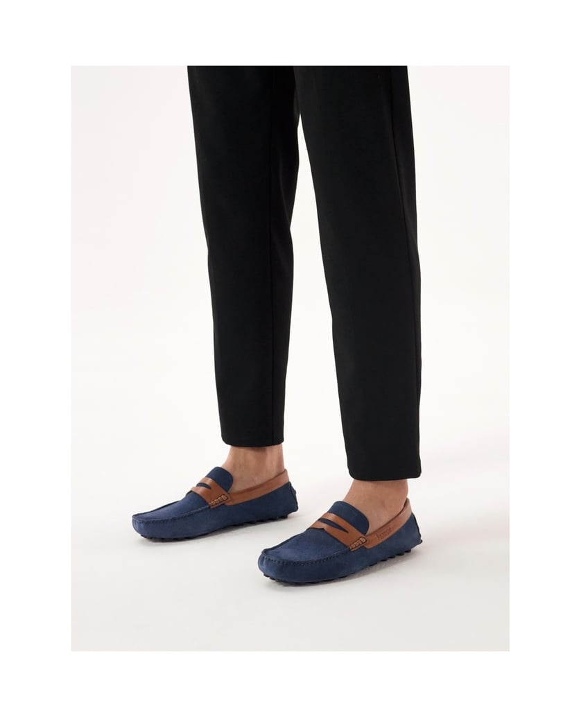 Kazar-Marineblaue-Herrenmokassins-mit-braunen