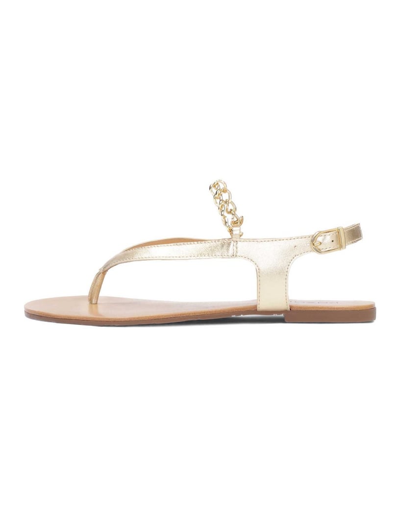 Kazar-Golden-sandals-made-of-grain-leather-zlatá