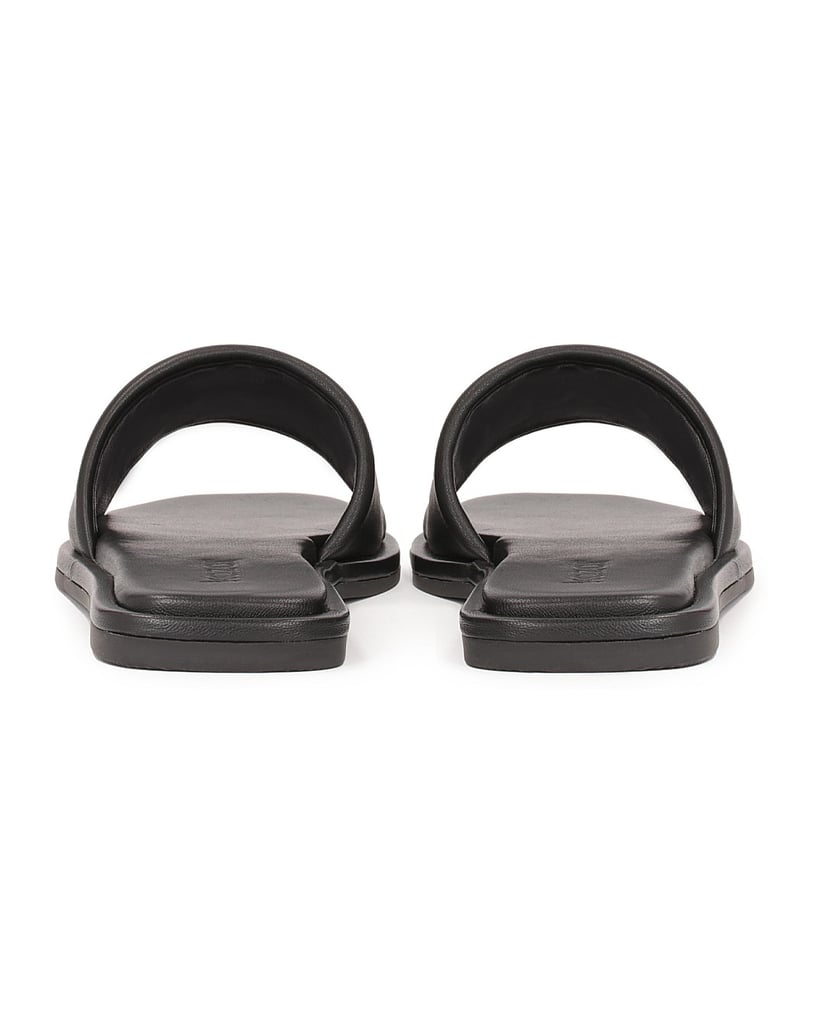 Kazar-Schwarze-Pantoletten-aus-Leder-im-Minima