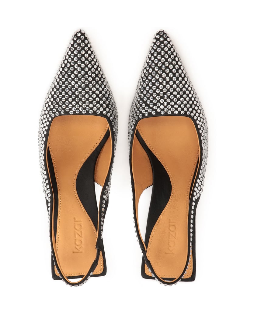 Kazar-Slingback-Pumps-mit-silbernen-Kristallen