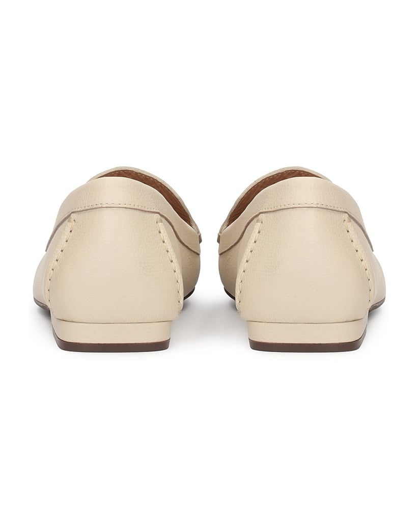 Kazar-Leather-moccasins-with-a-metal-clamp-béžová