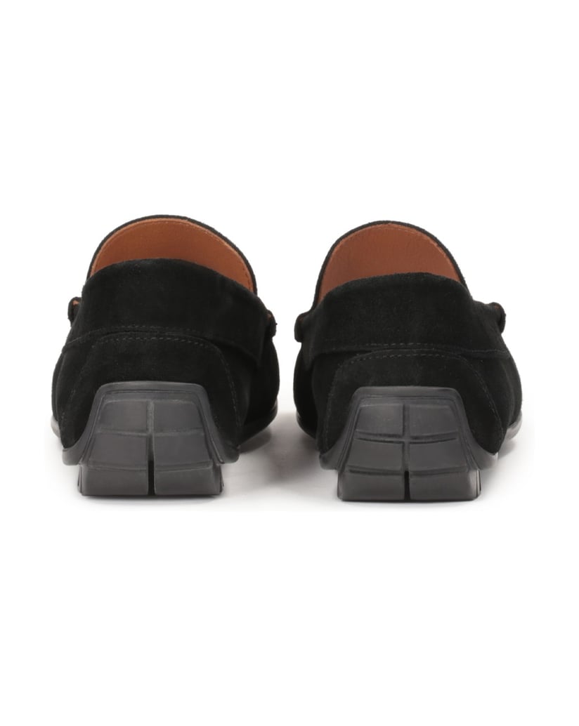 Kazar-Mens-suede-black-moccasins-čierna