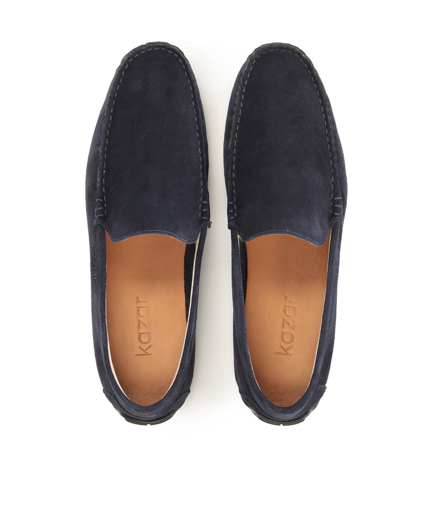 Kazar-Marineblaue-Mokassins-für-Autofahrer-in-dunkelblau