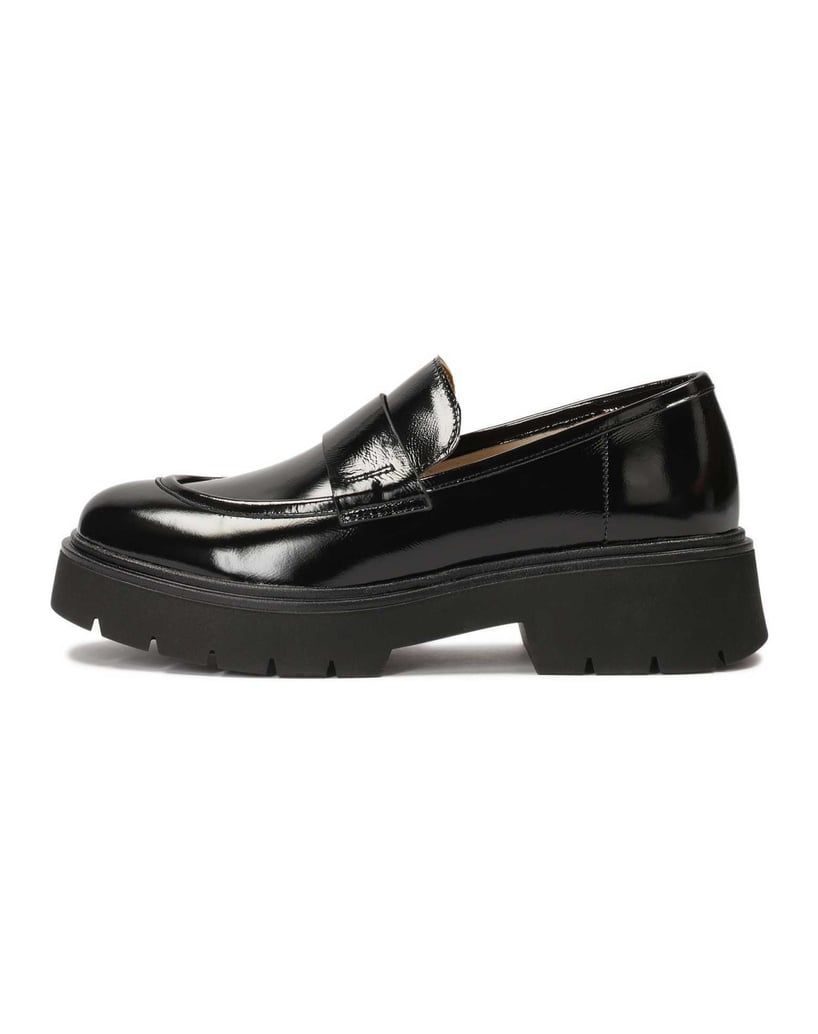 Kazar-Flache-Schuhe-mit-Stollensohle-schwarz