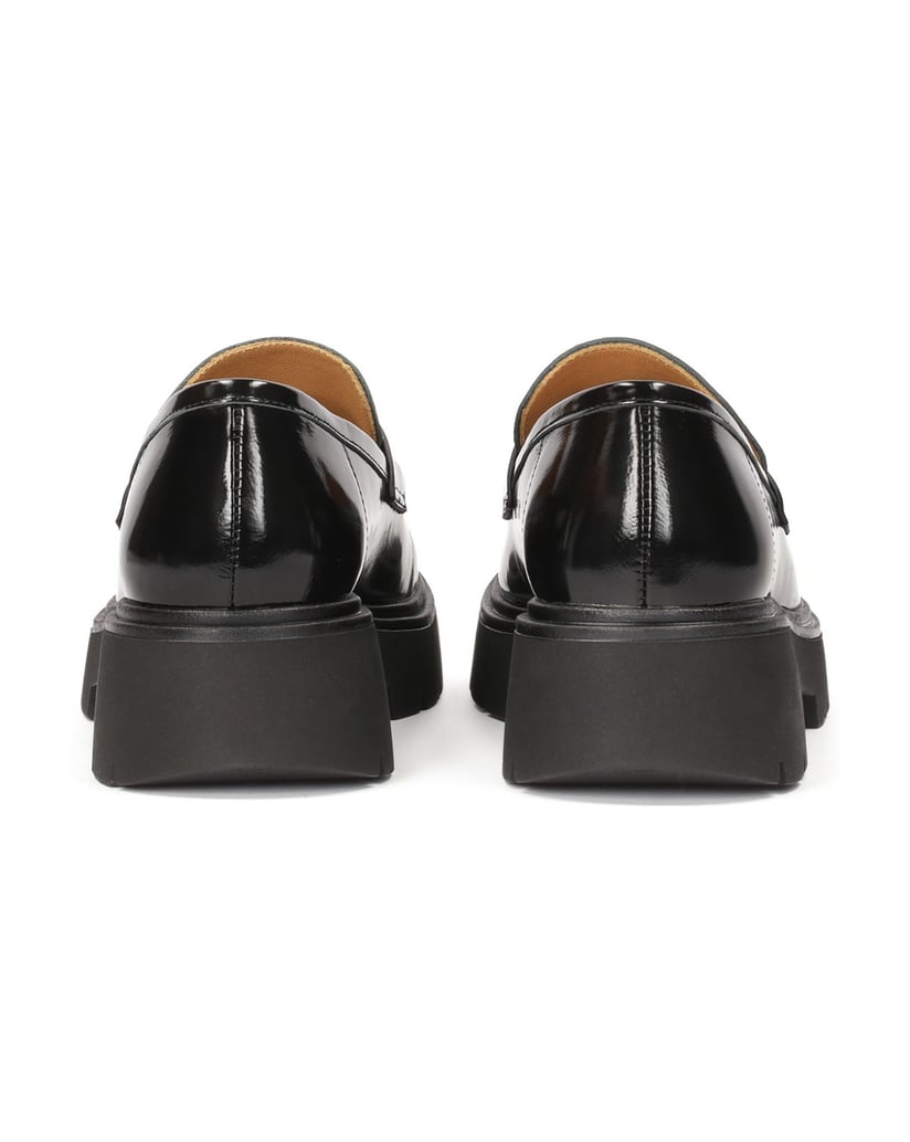 Kazar-Flache-Schuhe-mit-Stollensohle-schwarz