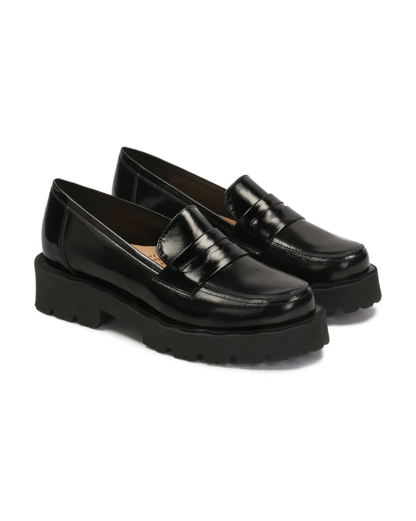 Kazar-Lässige-flache-Schuhe-mit-leichter-Sohle-schwarz