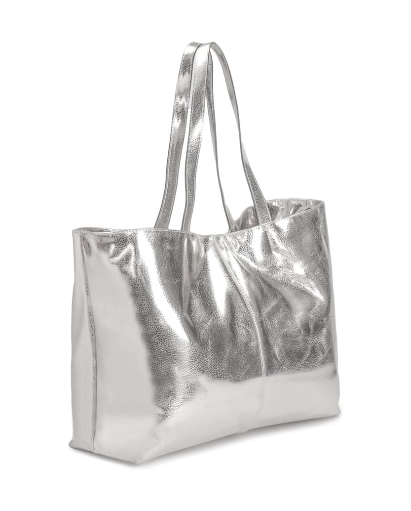 Kazar-Geräumige-silberne-Armtasche