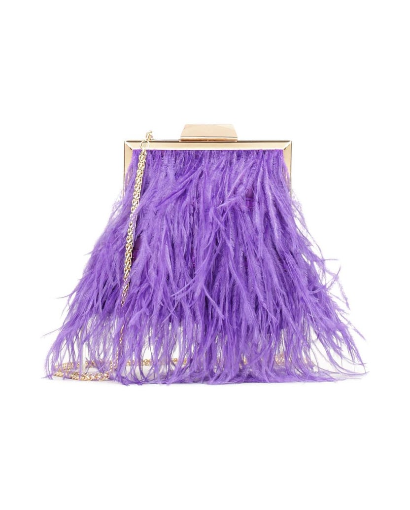 Kazar-Lila-Handtasche-mit-Federn