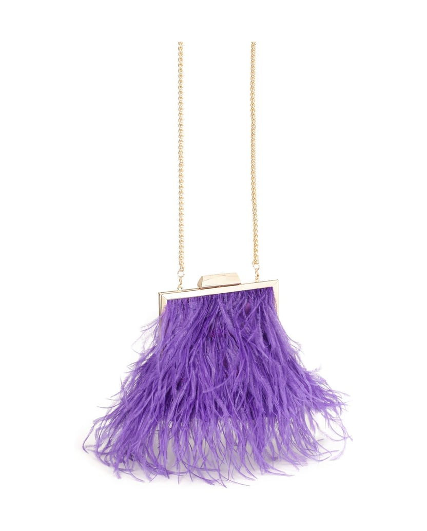 Kazar-Lila-Handtasche-mit-Federn