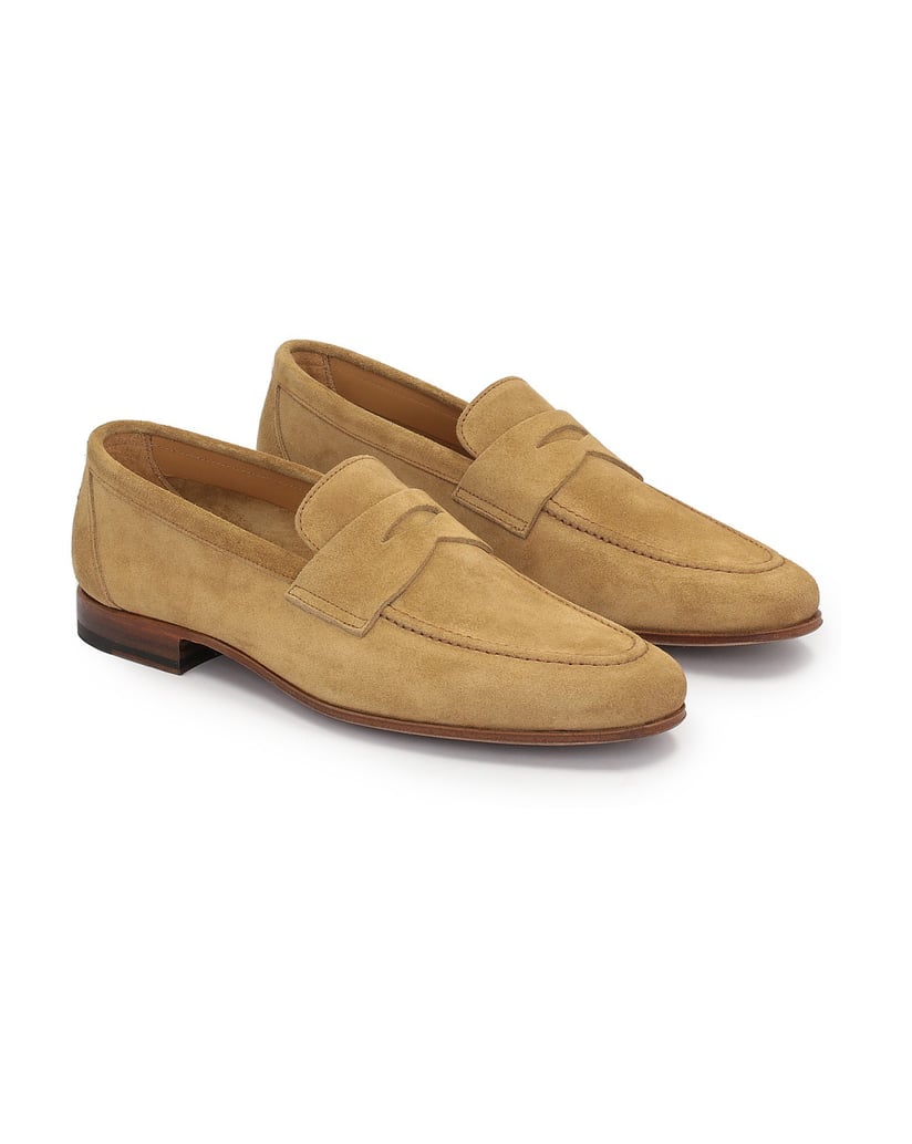 Kazar-Klassische-Herren-Slipper-aus-beigem-Wil