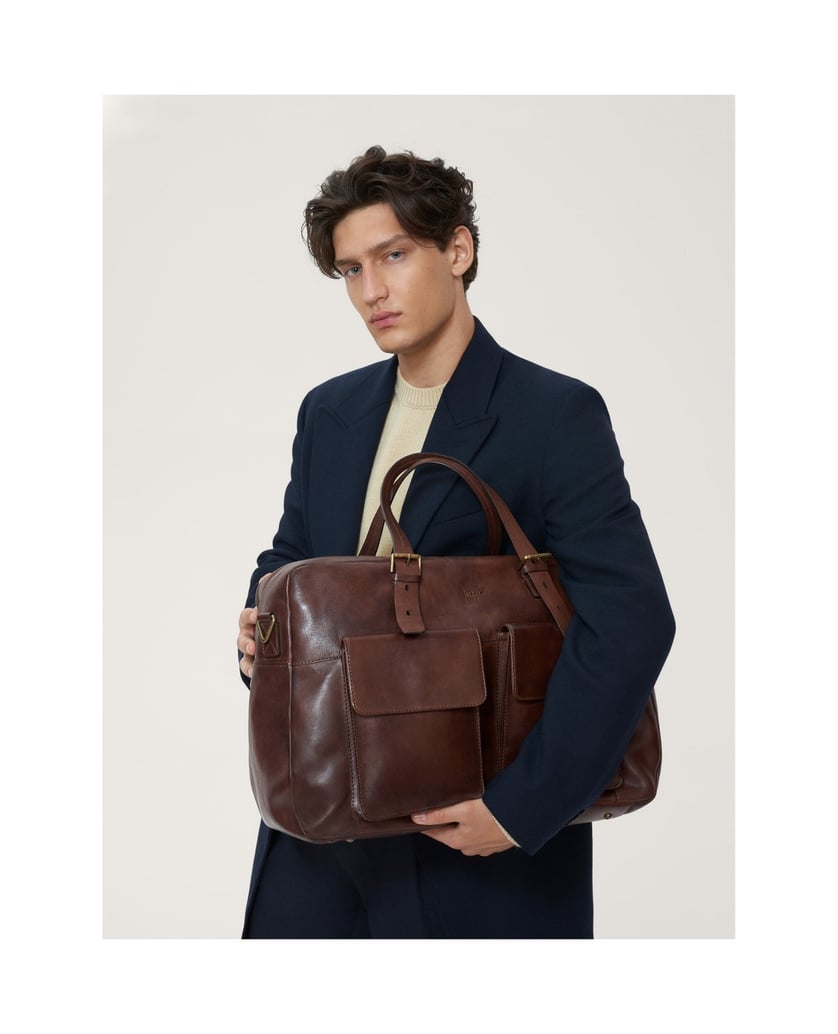 Kazar-Elegante-Reisetasche-aus-genarbtem-Leder