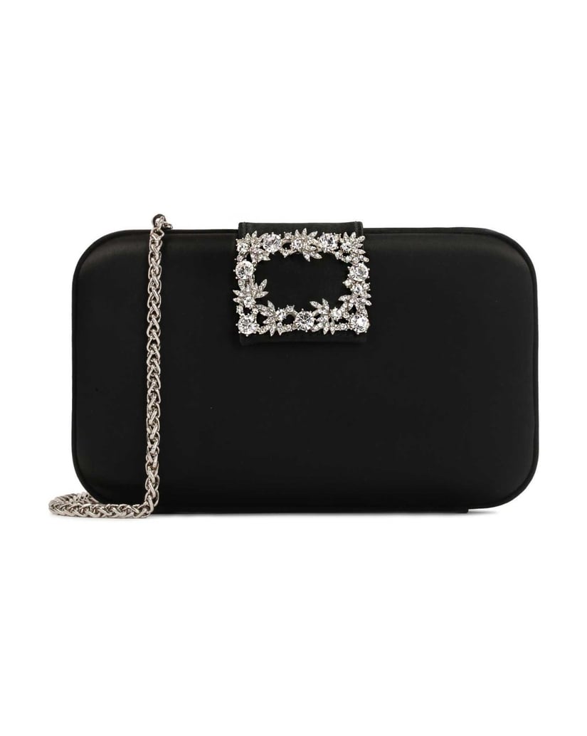 Kazar-Schwarze-Abendtasche-aus-Stoff-mit-einem-schwarz