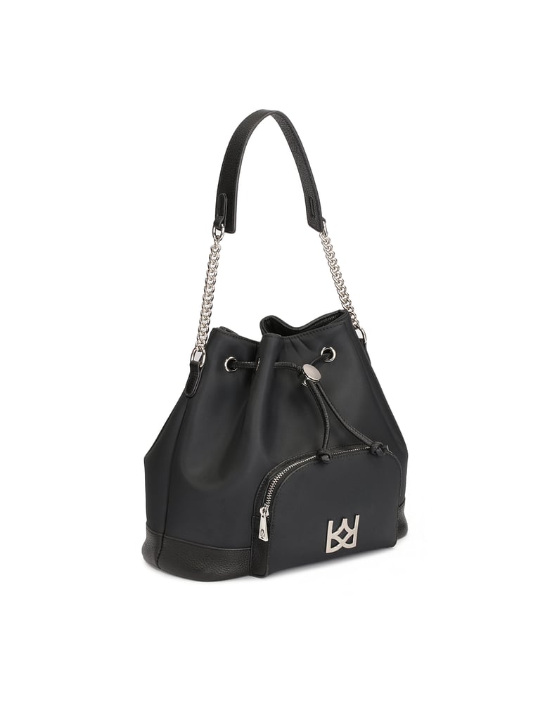 Kazar-Eimertasche-aus-Stoff-und-Leder