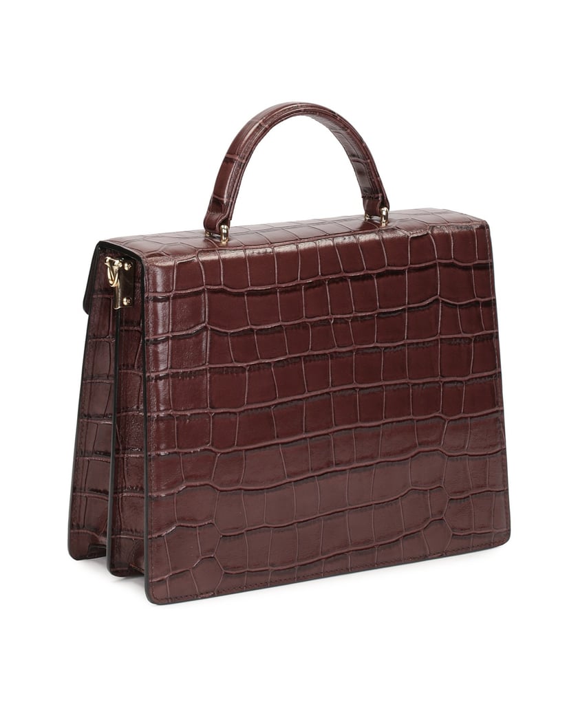 Kazar-Starre-Koffertasche-mit-Krokodilhautmust