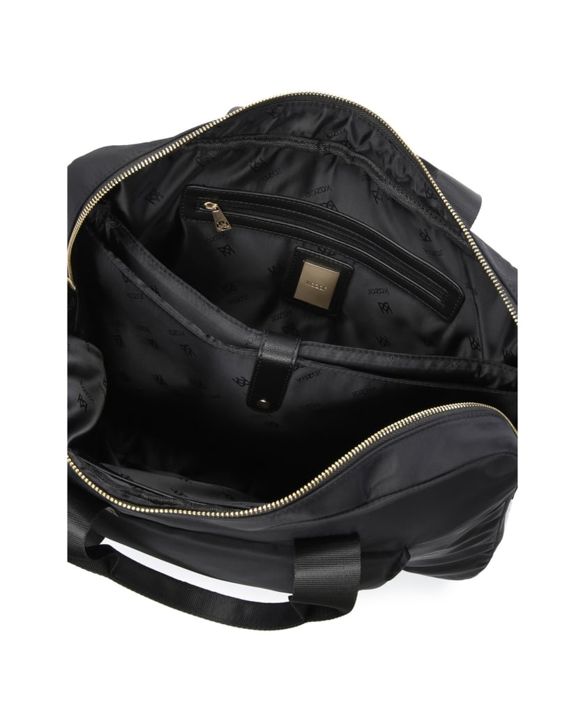 Kazar-Große-schwarze-Laptoptasche-aus-Textilge-schwarz