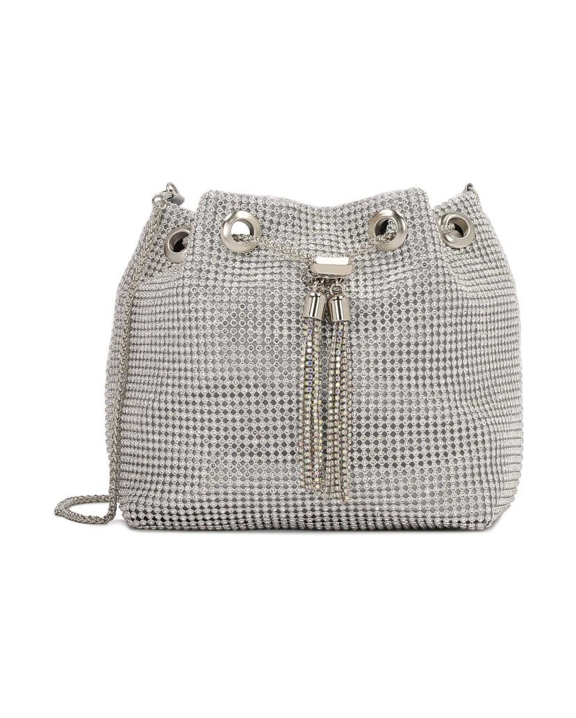 Kazar-Glänzende-taschenartige-Tasche-silber