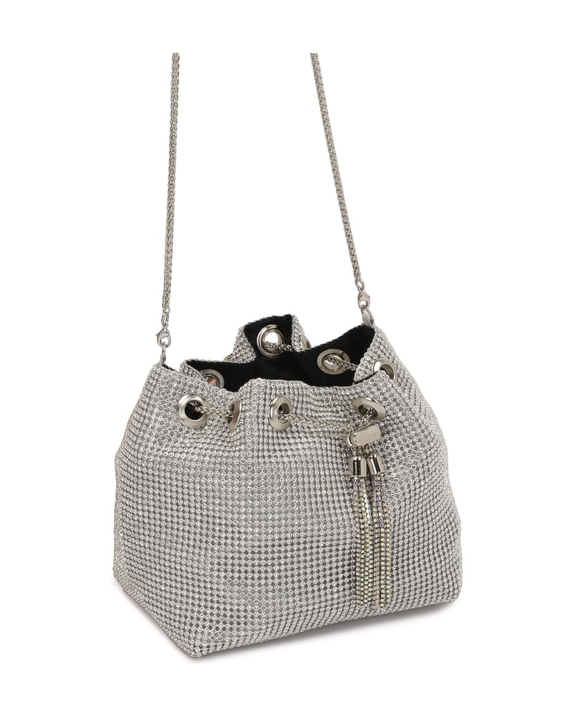 Kazar-Glänzende-taschenartige-Tasche-silber