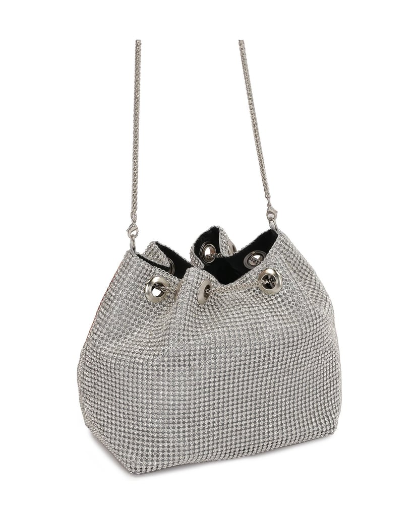 Kazar-Glänzende-taschenartige-Tasche-silber