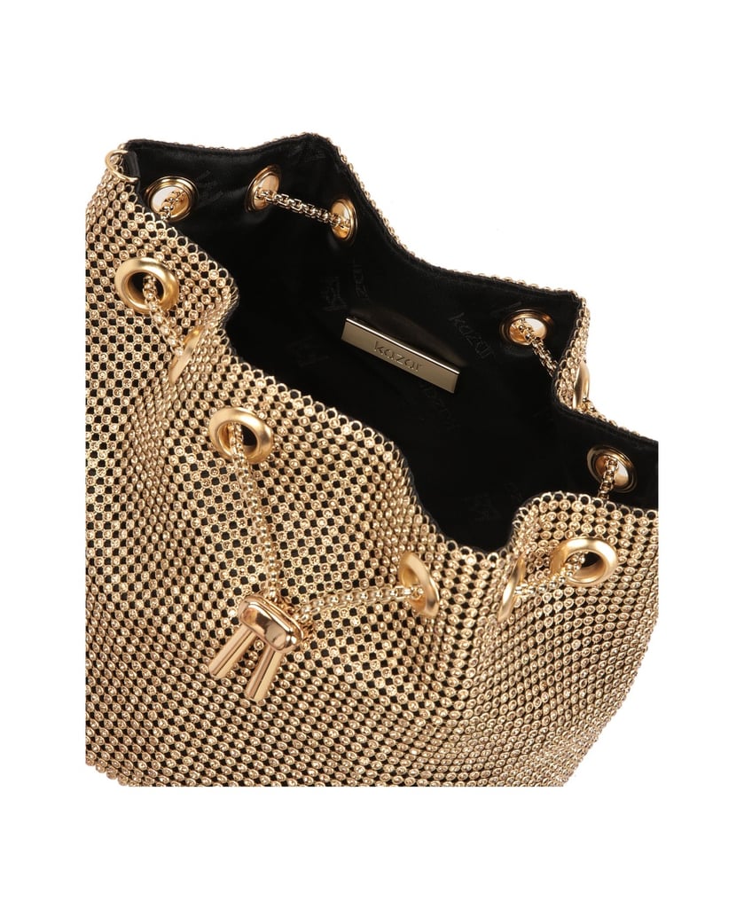 Kazar-Gold-glänzende-Kette-Handtasche-gold