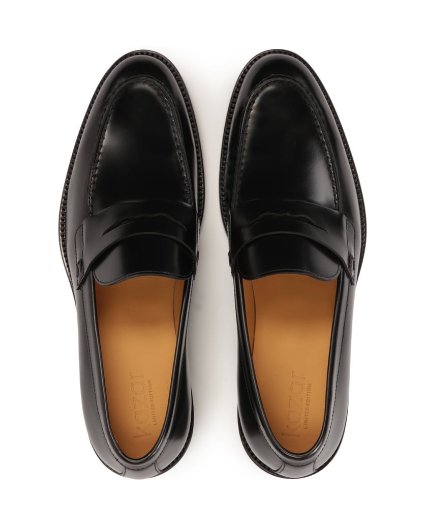 Kazar-Herren-Luxusleder-Slipper-aus-der-limiti-schwarz