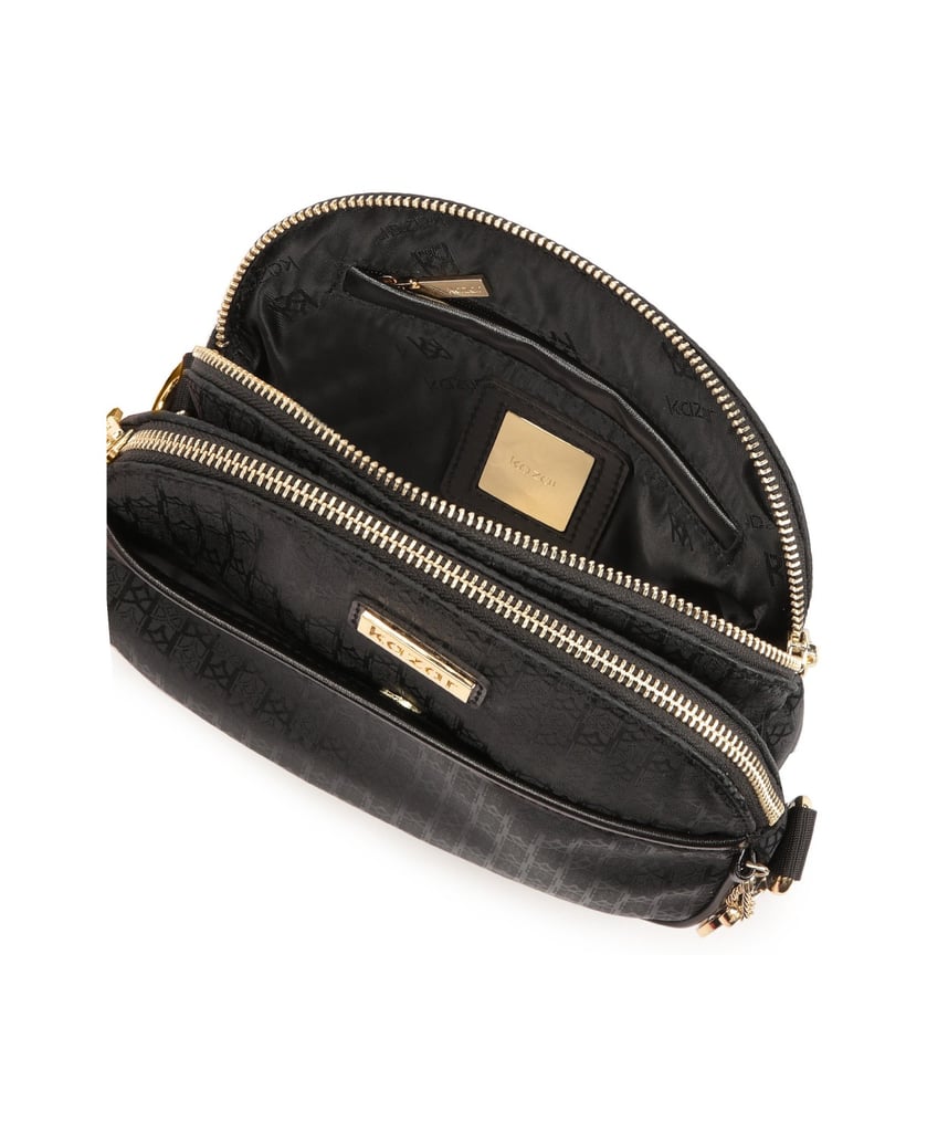 Kazar-Kompakte-Stoff-Kuriertasche-mit-3-Fächer