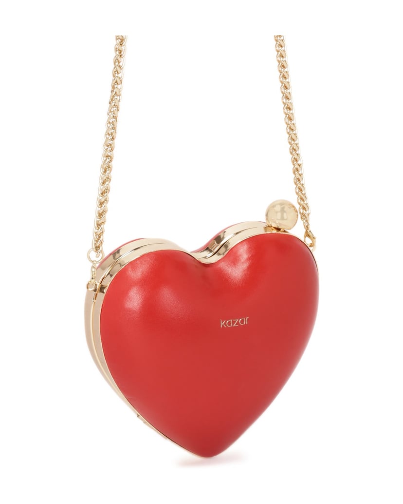 Kazar-Kleine-rote-herzförmige-Handtasche