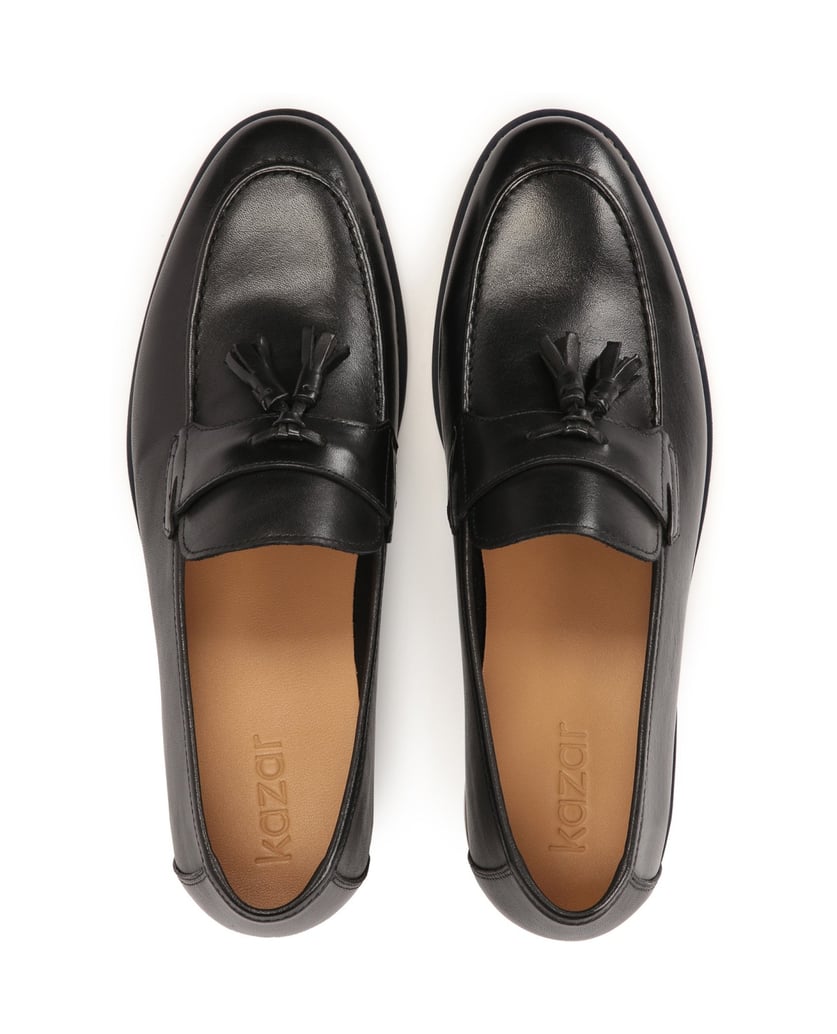 Kazar-Loafer-aus-Naturleder-mit-Quasten-schwarz