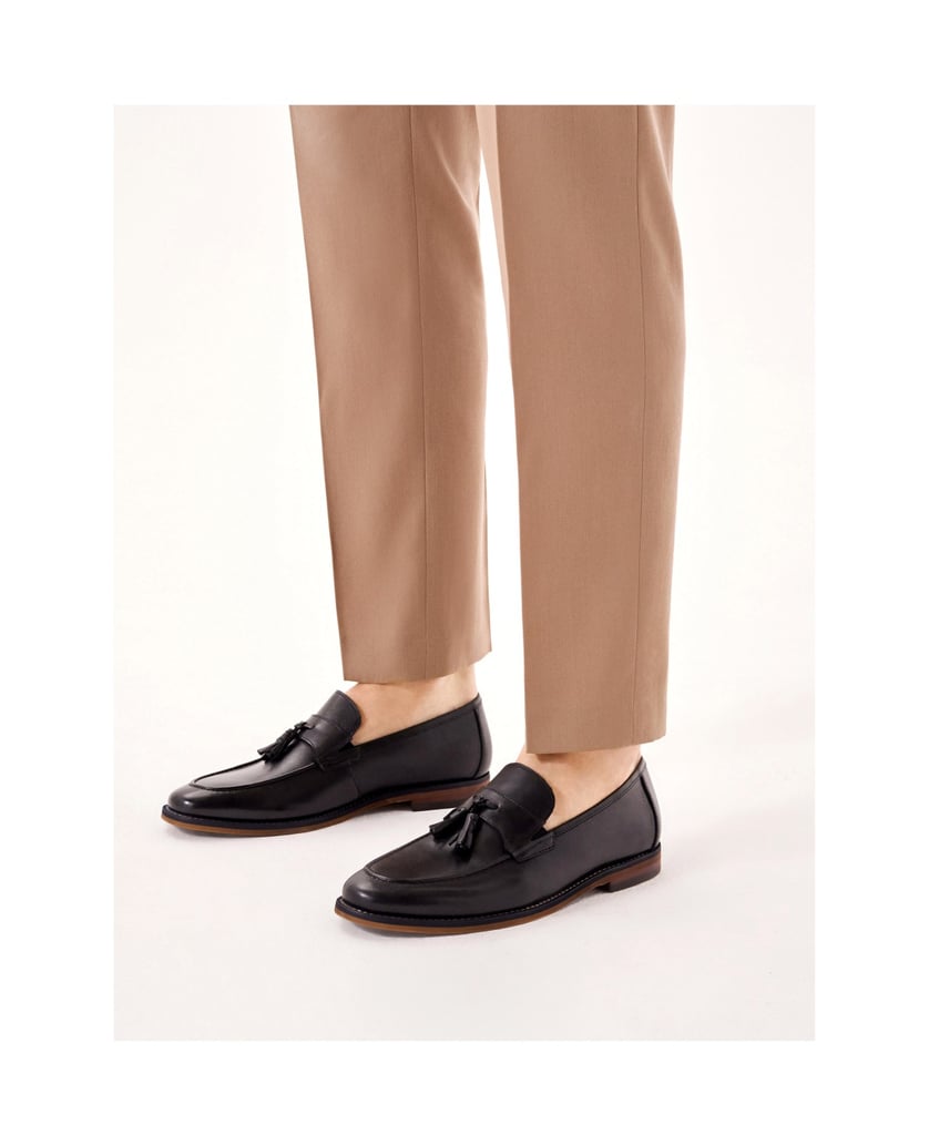 Kazar-Loafer-aus-Naturleder-mit-Quasten-schwarz