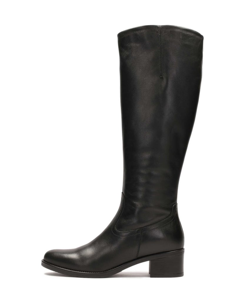 Kazar-Schwarze-Stiefel-mit-hohem-Absatz-und-ab