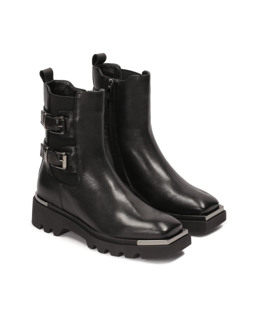 Kazar-Schwarze-Lederstiefel-im-Rock-Stil-schwarz