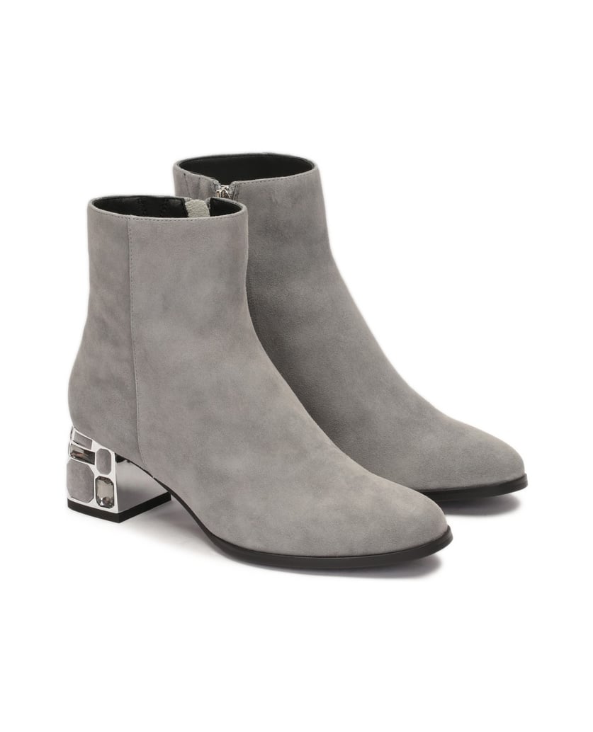 Kazar-Suede-grey-boots-with-decorative-heel-šedá