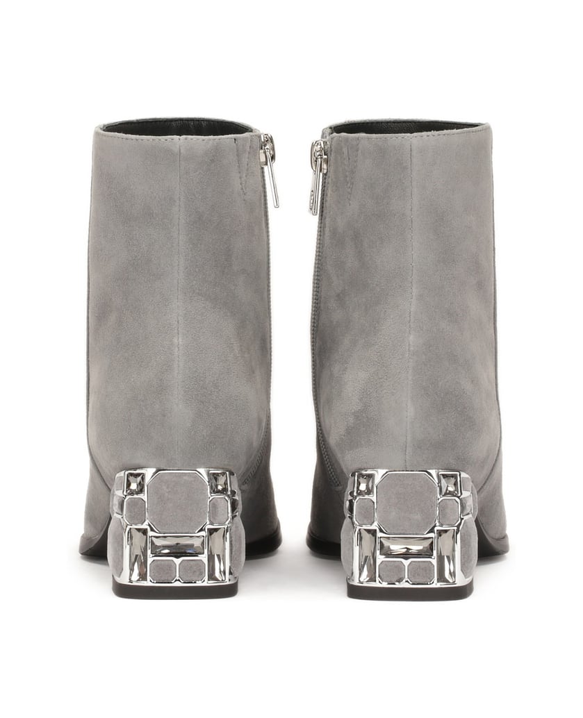 Kazar-Suede-grey-boots-with-decorative-heel-šedá