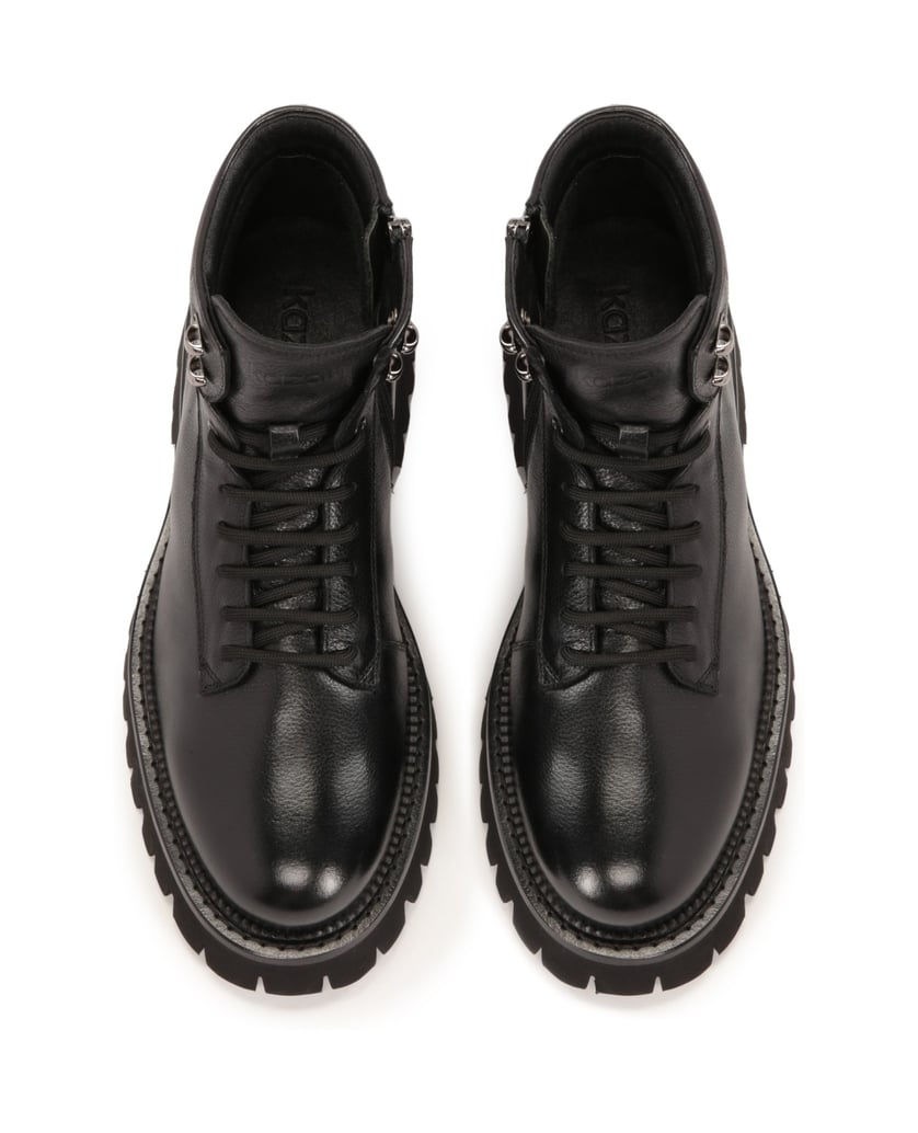 Kazar-Schwarze-Lederstiefel-schwarz