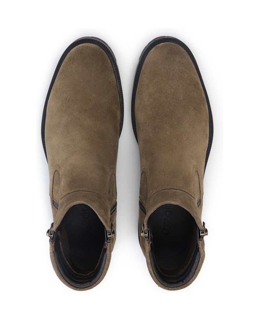 Kazar-Herrenstiefel-aus-Wildleder-mit-Reißvers