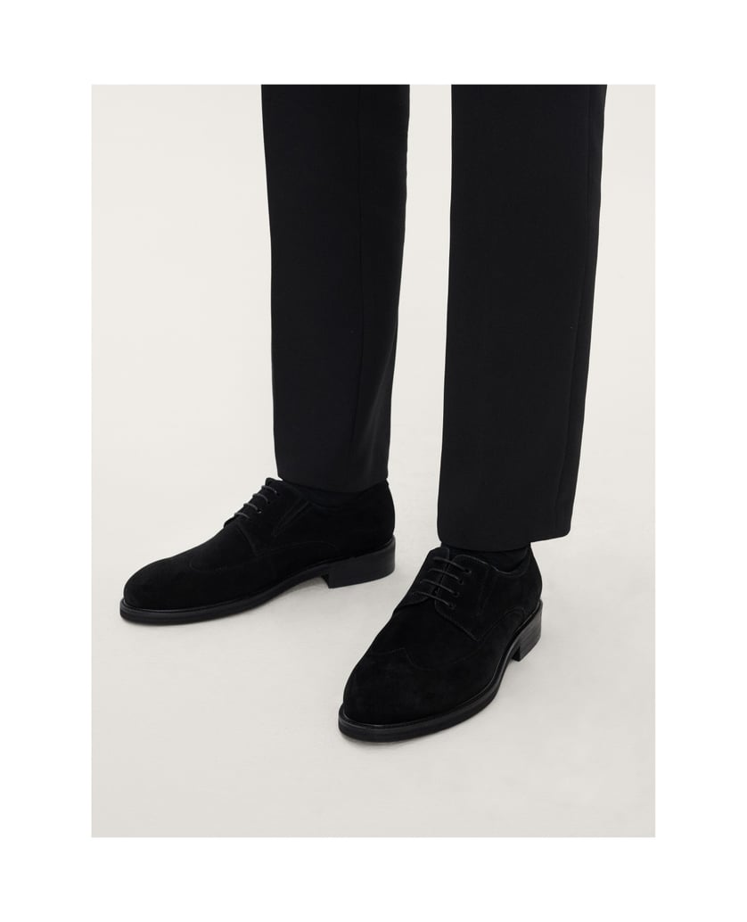 Kazar-Lässige-schwarze-Wildleder-Herren-Derby