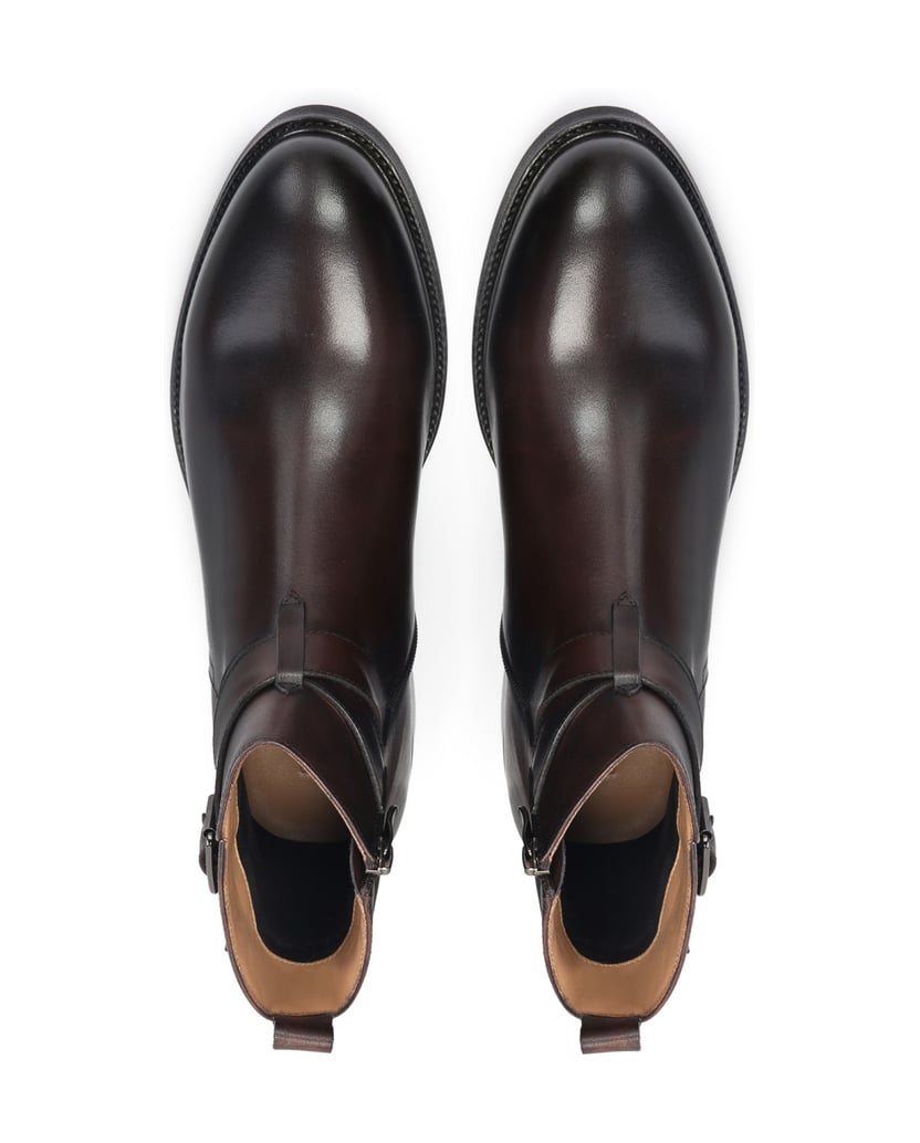 Kazar-Elegante-braune-Herrenschuhe-verziert-mi