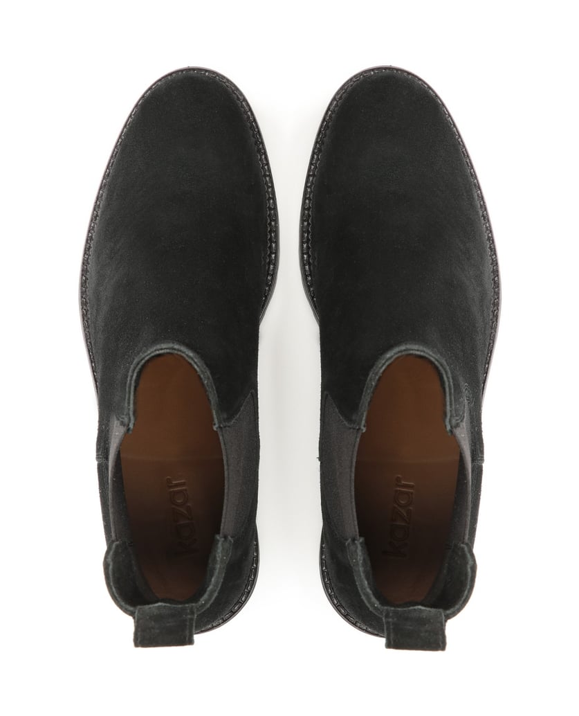 Kazar-Klassische-schwarze-Chelsea-Stiefel-aus