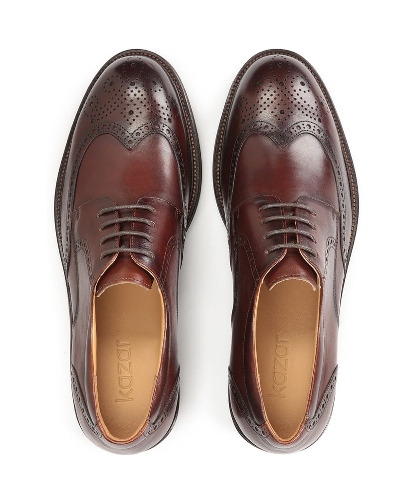 Kazar-Braune-Schuhe-mit-Ornamenten