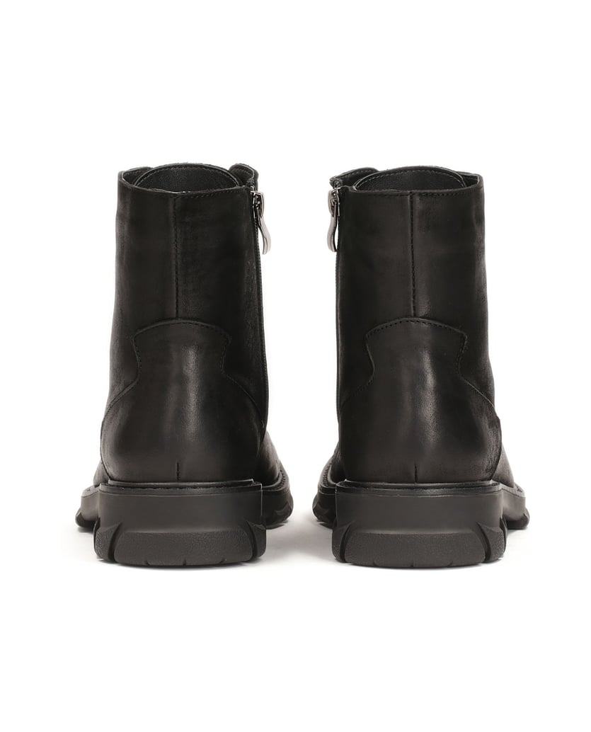 Kazar-Hohe-Herrenstiefel-mit-Treppensohle-schwarz