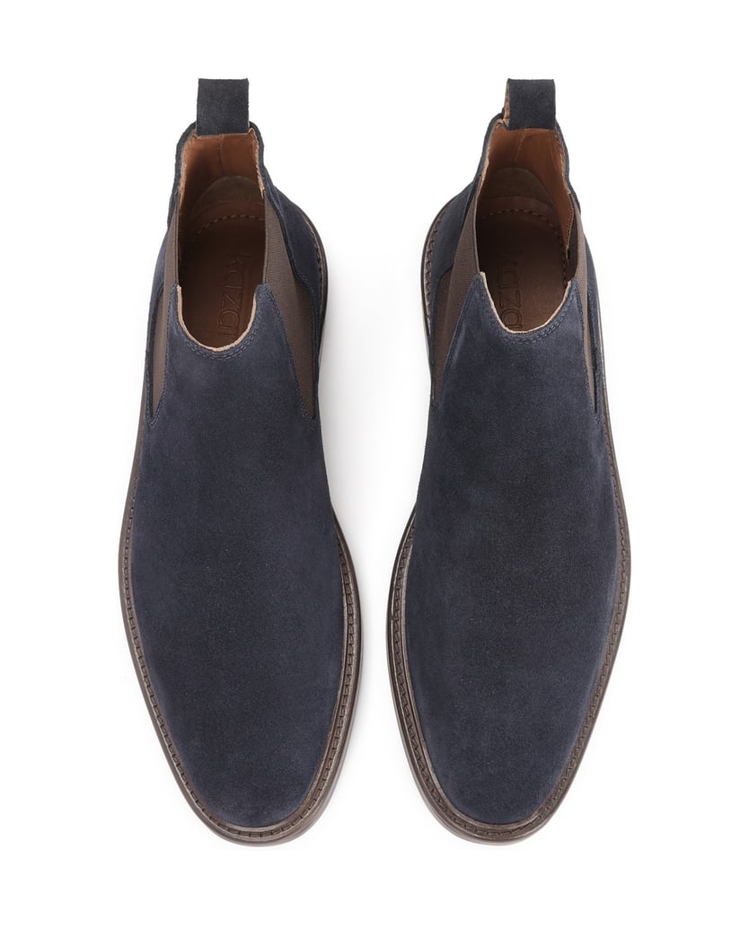 Kazar-Zeitlose-navyblaue-Chelsea-Stiefel-aus-W