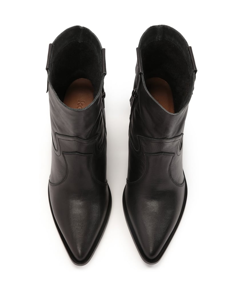 Kazar-Schwarze-Cowboystiefel-aus-Leder-mit-Abs-schwarz