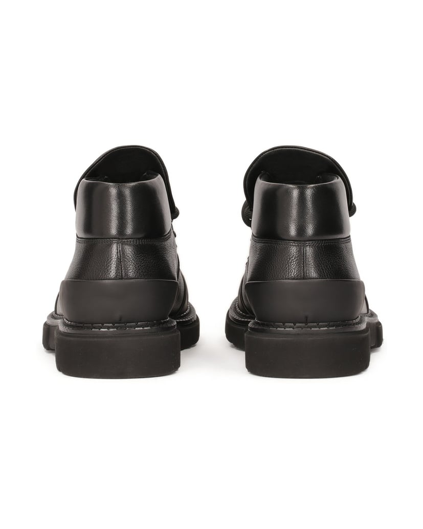 Kazar-Schnürstiefel-mit-Gummispitze-schwarz