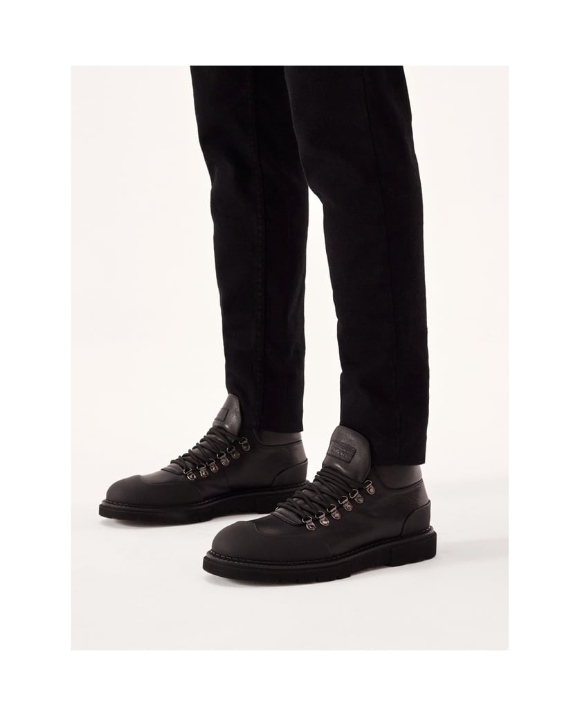 Kazar-Schnürstiefel-mit-Gummispitze-schwarz