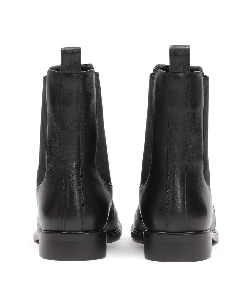 Kazar-Black-slip-on-women's-slingback-Chelsea-boots-černá