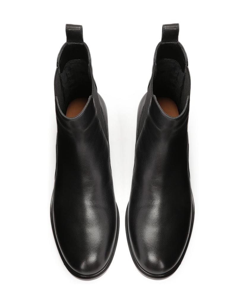 Kazar-Black-slip-on-women's-slingback-Chelsea-boots-černá