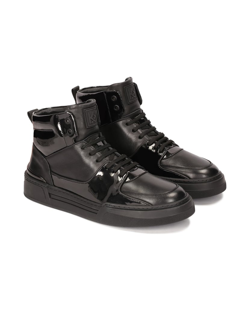 Kazar-Hohe-Sneaker-zum-Schnüren-aus-kombiniert