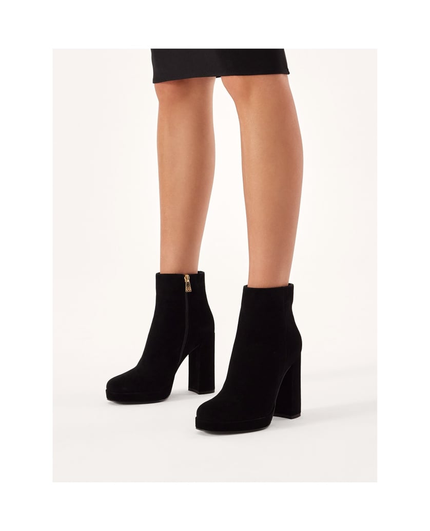 Kazar-Suede-boots-with-a-wide-heel-and-platform-černá